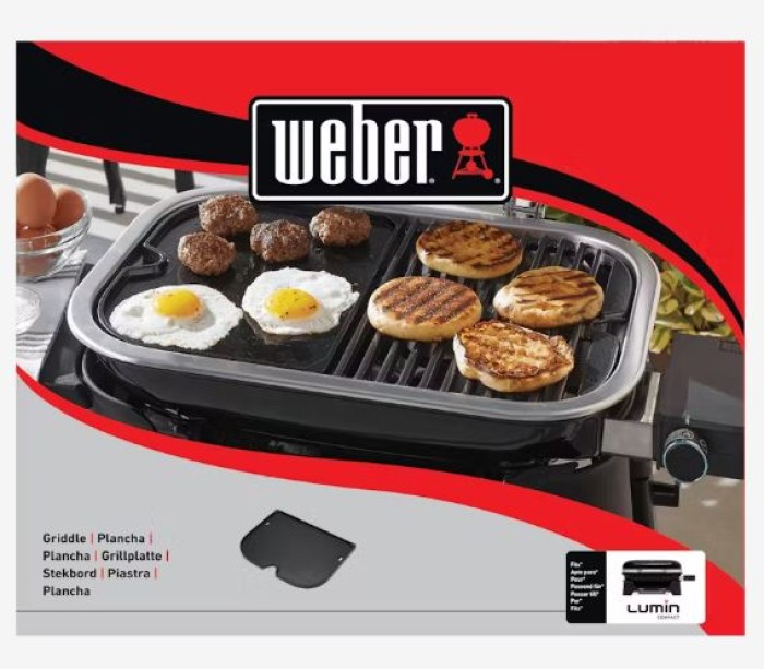 Weber Grillplatte – Lumin Compact Elektrogrill 6611